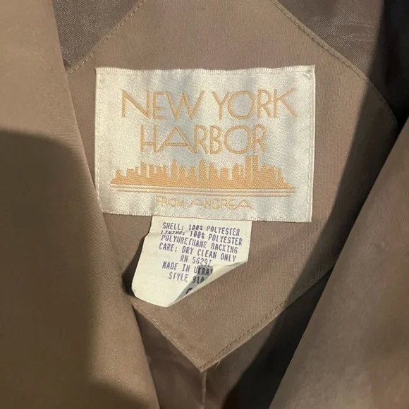 ANDREA FENZI Brown Trench Coat - Picture 3 of 5